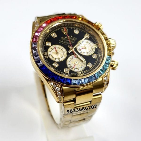Rolex Daytona Rainbow High Quality Swiss Automatic Watch (2)