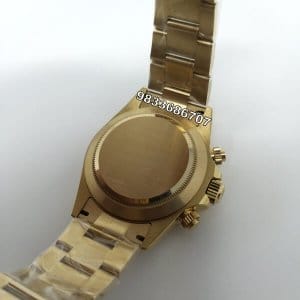 Rolex Cosmograph Daytona Full Gold Green Dial Swiss ETA 7750 Valjoux Movement Automatic Watch