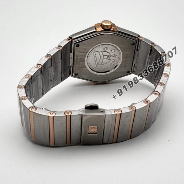 Omega Constellation Double Eagle Rose Gold Bezel High Quality Watch (1)