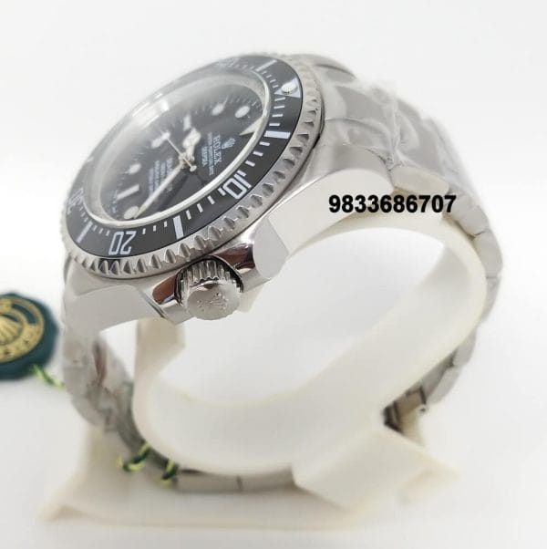 Rolex Deepsea Steel Sea Dweller Black Dial Super High Quality Swiss Automatic Watch (1)