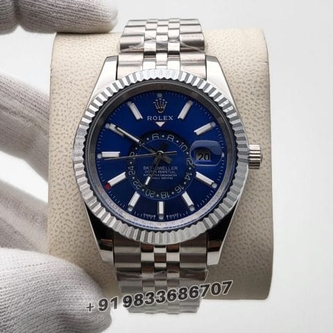 Rolex Sky-Dweller Blue Dial Super High Quality Swiss Automatic Watch