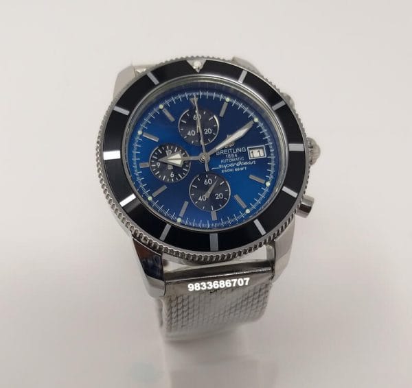 Breitling Superocean Chronograph Steel Blue Dial Watch