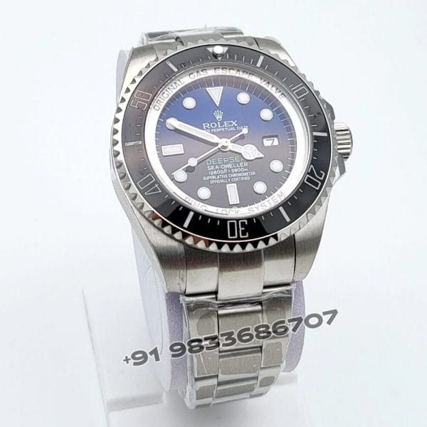 Rolex Deepsea Steel Sea Dweller D-Blue Super High Quality Swiss Automatic Watch (7)