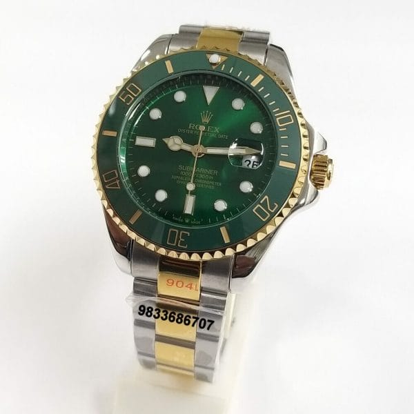 Rolex Submariner Dual Tone Green Dial High Quality Swiss Automatic Watch (1)