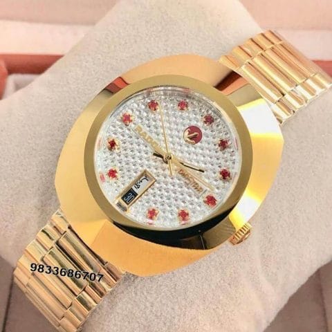 Rado Dia Star Full Gold White Dial Automatic Men’s Watch