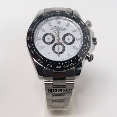 Rolex Oyster Perpetual Cosmograph Daytona White Dial Super High Quality Swiss Automatic Watch (2)