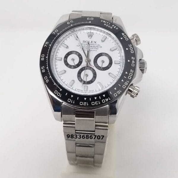 Rolex Oyster Perpetual Cosmograph Daytona White Dial Super High Quality Swiss Automatic Watch (2)