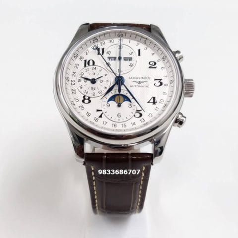 Longines Master Collection Moon Face Super High Quality Swiss ETA Calibre L687 Automatic Movement Watch (1)