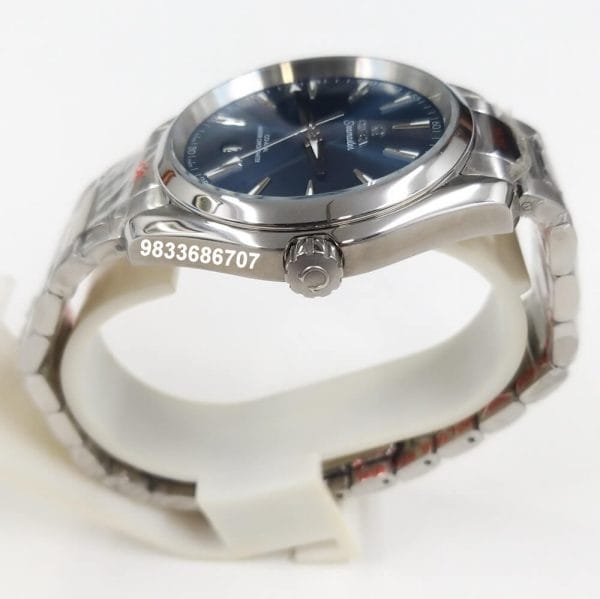 Omega Aqua Tera Co-Axial Master Chronometer Full Silver Blue Dial Super High Quality Swiss Automatic Watch (1)