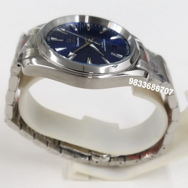 Omega Aqua Tera Co-Axial Master Chronometer Silver Blue Dial Super High Quality Swiss Automatic Watch (2)