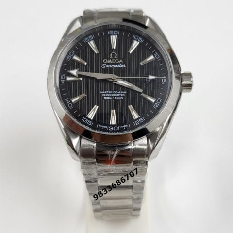 Omega Aqua Tera Co-Axial Master Chronometer Stainless Steel Black Dial Super High Quality Swiss Automatic Watch (2)