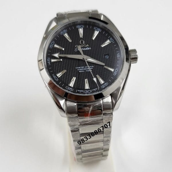 Omega Aqua Tera Co-Axial Master Chronometer Stainless Steel Black Dial Super High Quality Swiss Automatic Watch (2)