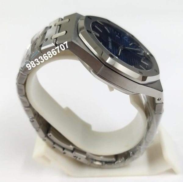 Audemars Piguet Royal Oak Silver Blue Dial Super High Quality Swiss ETA Caliber 4302 Automatic Movement Watch (1)