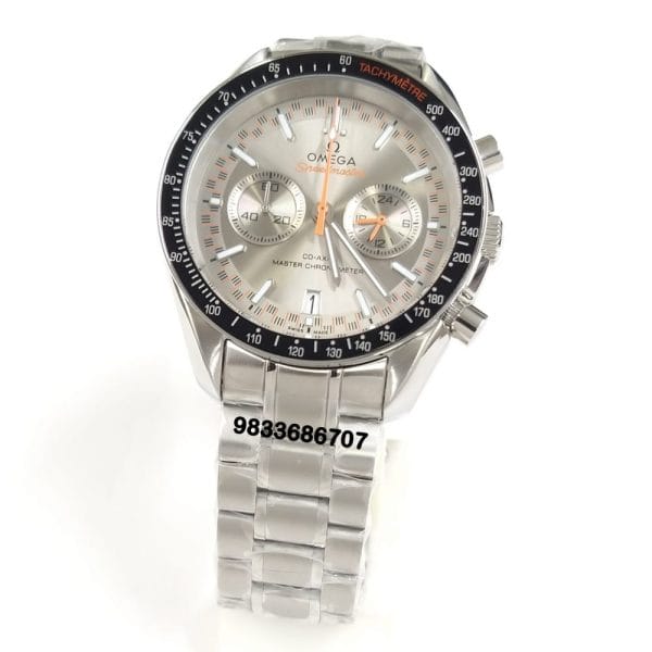 Omega Speedmaster Racing Co-Axial Master Chronograph Silver Dial Super High Quality Watch