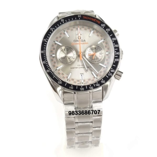 Omega Speedmaster Racing Co-Axial Master Chronograph Silver Dial Super High Quality Watch