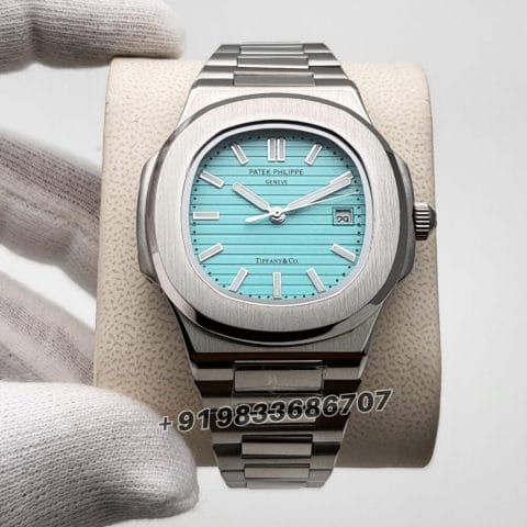 Patek Philippe Nautilus Tiffany & Co Blue Dial Super High Quality Swiss Automatic Watch (1)