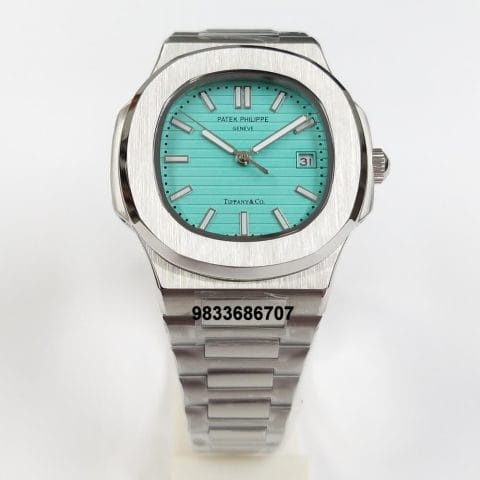 Patek Philippe Nautilus Tiffany & Co blue Dial Super High Quality Swiss Automatic Watch (1)