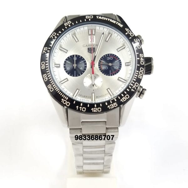 Tag Heuer Carrera 160 Years Anniversary Limited Edition White Dial Super High Quality Chronograph Watch