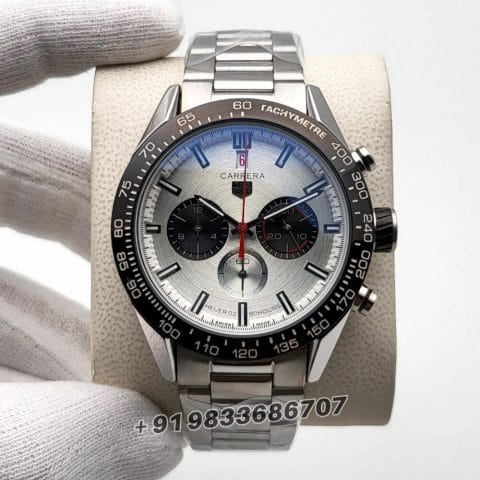Tag Heuer Carrera 160 Years Anniversary Limited Edition White Dial Super High Quality Chronograph Watch