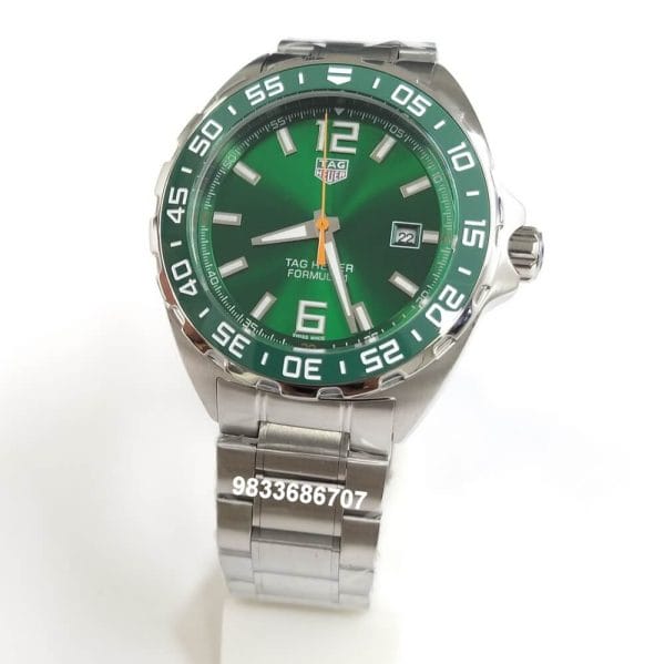 Tag Heuer Formula 1 Date Green Dial Super High Quality Swiss Automatic Watch (1)