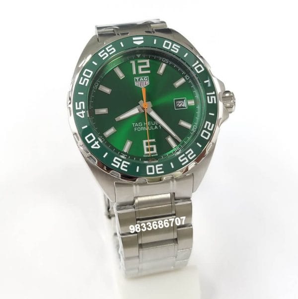 Tag Heuer Formula 1 Date Green Dial Super High Quality Swiss Automatic Watch (1)