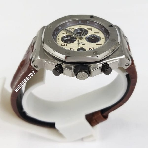 Audemars Piguet Royal Oak Offshore Silver White Dial Super High Quality Chronograph Watch (1)