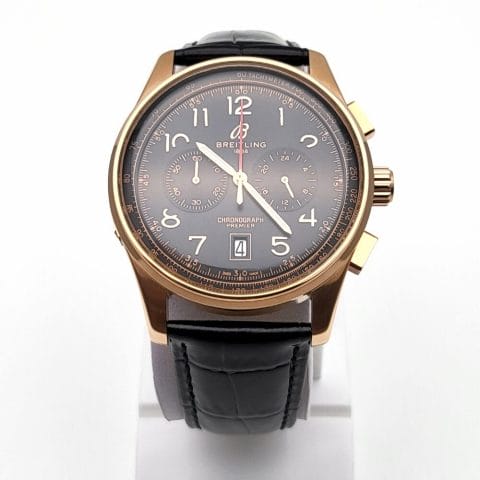 Breitling Premier B01 Chronograph Rose Gold Black Dial Super High Quality Watch