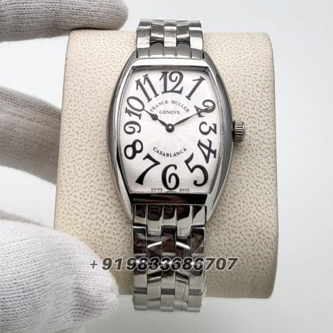 Franck Muller Casablanca Stainless Steel White Dial Super High Quality Women’s Watch