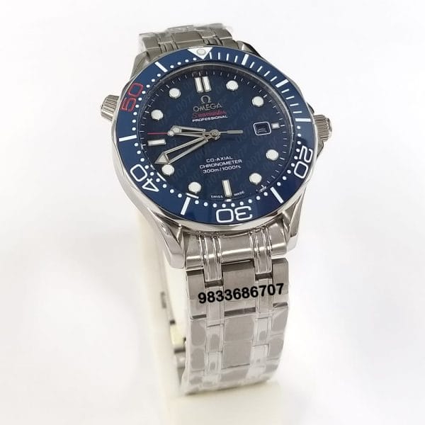 Omega Seamaster 007 James Bond 50Th Anniversary Limited Edition Blue Dial Super High Quality Swiss Automatic Watch (1)