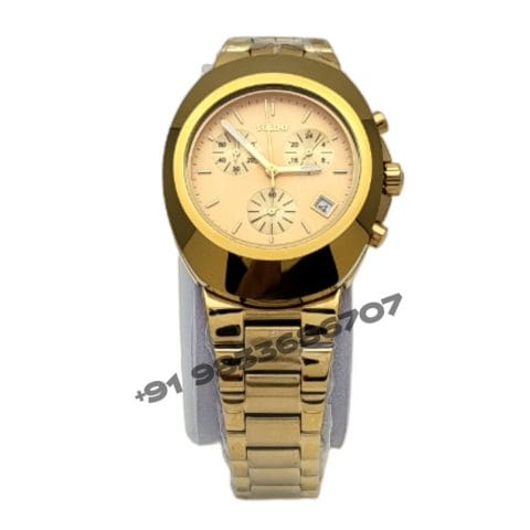 Rado Diastar Chronograph Full Gold Super High Quality Watch (1)