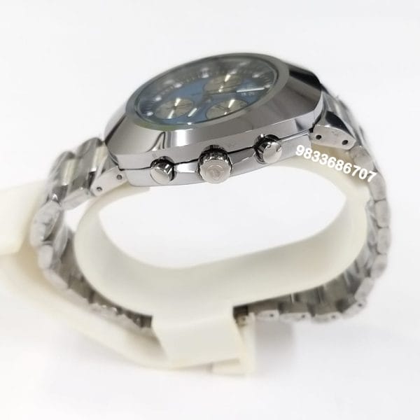 Rado Diastar New Original Chronograph Full Silver Blue Dial Super High Quality Watch (2)