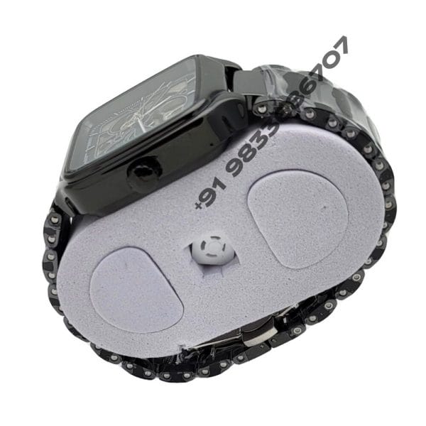 Rado True Square Open Heart Silver Marking Black Ceramic Super High Quality Swiss Automatic Watch (3)
