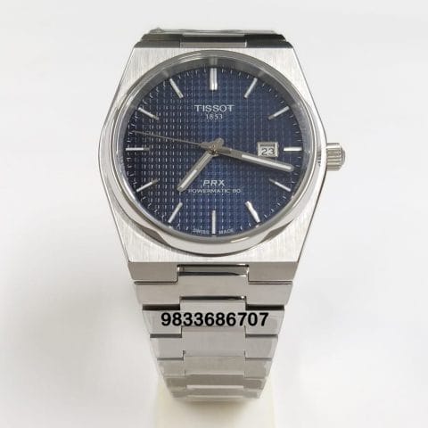 Tissot PRX POWERMATIC 80 Stainless Steel Blue Dial Super High Quality Swiss Automatic Watch (1)