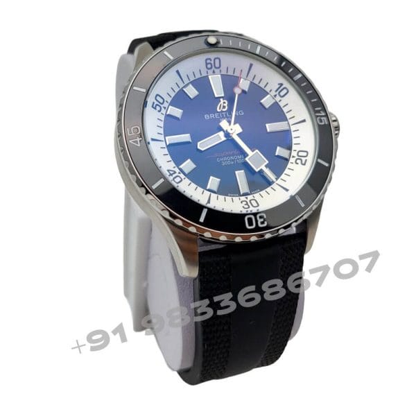 Breitling Superocean 42 Black Dial Rubber Strap Super High Quality Swiss Automatic Watch