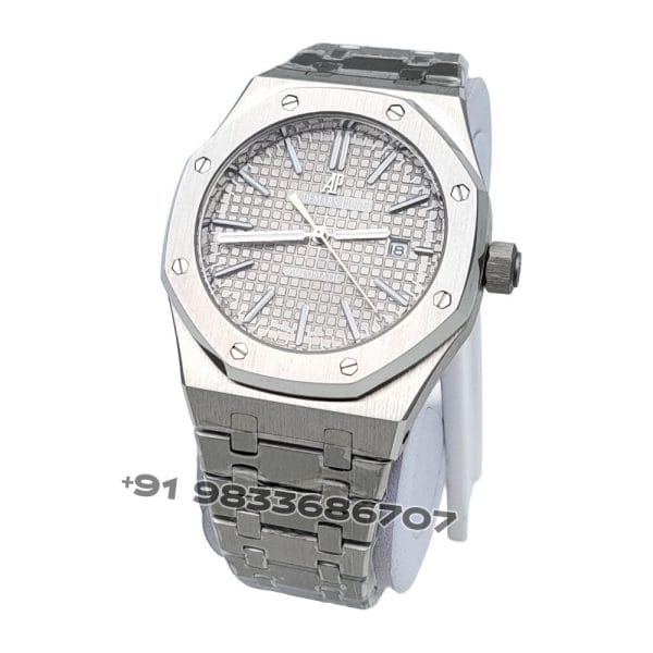 Audemars Piguet Royal Oak Stainless Steel Grey Dial 41mm Super High Quality Swiss Automatic Replica Watch (3)
