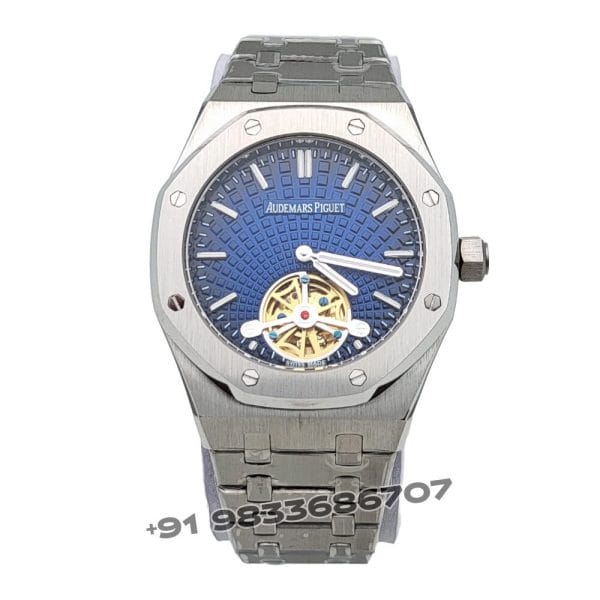 Audemars Piguet Royal Oak Tourbillon Smoked Blue Dial 41mm Super High Quality Swiss Automatic Clone Watch (2)