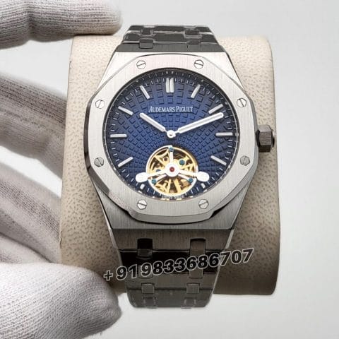 Audemars Piguet Royal Oak Tourbillon Smoked Blue Dial 41mm Super High Quality Swiss Automatic Clone Watch (1)