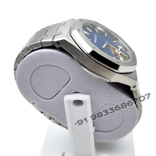 Audemars Piguet Royal Oak Tourbillon Smoked Blue Dial 41mm Super High Quality Swiss Automatic Clone Watch (5)