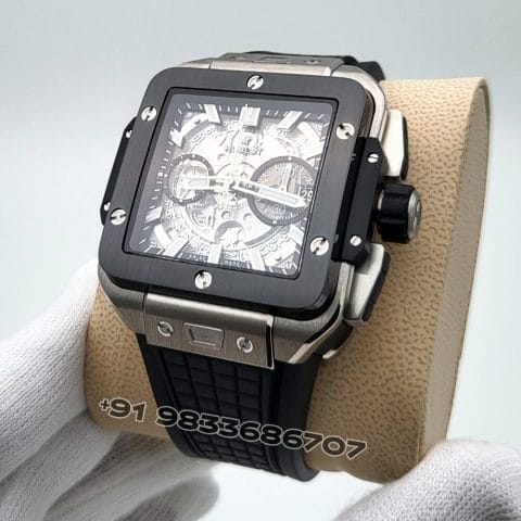 Hublot Square Bang Unico Titanium Ceramic 42mm Exact 1:1 Top Quality Replica Super Clone Swiss ETA 1280 Automatic Movement Watch