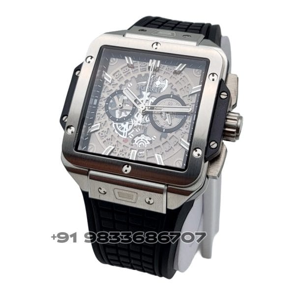 Hublot Square Bang Unico Titanium Chronograph 42mm Super High Quality First Copy Watch (2)
