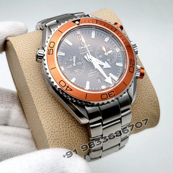 Omega Seamaster Planet ocean Chronograph 600M Stainless Steel 45.5mm Exact 1:1 Replica Top Quality Super Clone Swiss ETA 9300 Automatic Movement Watch