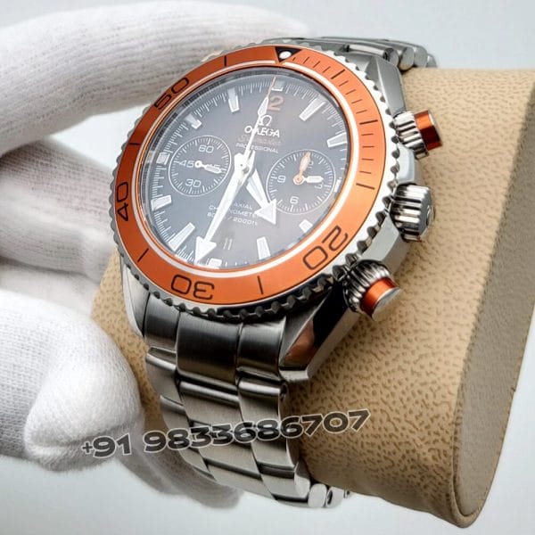 Omega Seamaster Planet ocean Chronograph 600M Stainless Steel 45.5mm Exact 1:1 Replica Top Quality Super Clone Swiss ETA 9300 Automatic Movement Watch