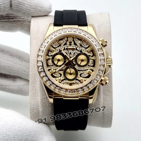 Rolex Cosmograph Daytona “Eye Of The Tiger” Oysterflex Strap 40mm Super High Quality Swiss Automatic First Copy Watch (3)