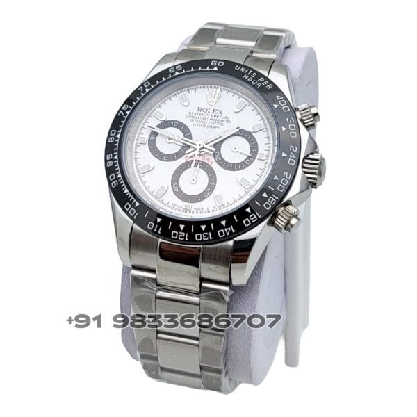 Rolex Cosmograph Daytona Panda White Dial 40mm Super High Quality Swiss Automatic Replica Watch (2)