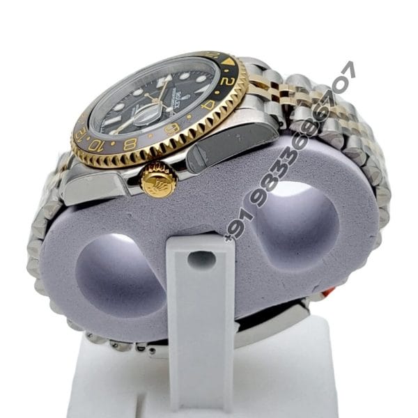 Rolex GMT Master II Dual Tone Black Dial Jubilee Bracelet 40mm Super High Quality Swiss Automatic Watch (4)