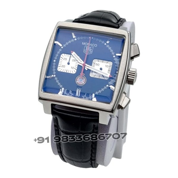 Tag Heuer Monaco Chronograph Black Dial 39mm Super High Quality First Copy Replica Watch (2)