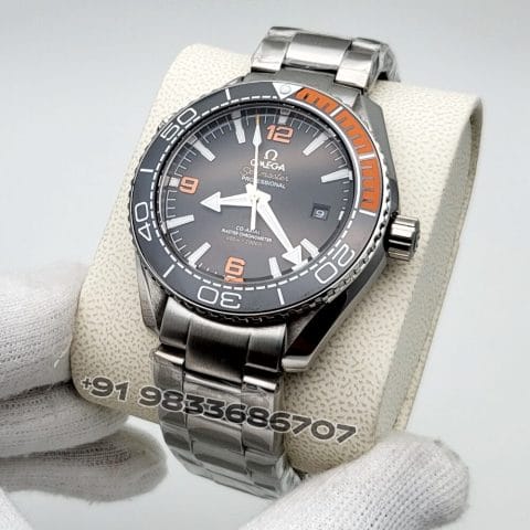 Omega Seamaster Planet Ocean 600M Steel On Steel Black Dial Super High Quality Swiss Automatic Watch