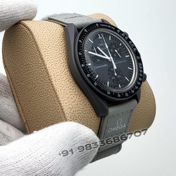 Omega Speedmaster Swatch Moonswatch Mission to Mercury Chronograph Black Dial Super High Quality Watch (3)