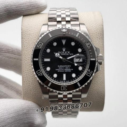 Rolex Submariner Stainless Steel Black Dial Jubilee Strap Super High Quality Swiss Automatic Watch (1)